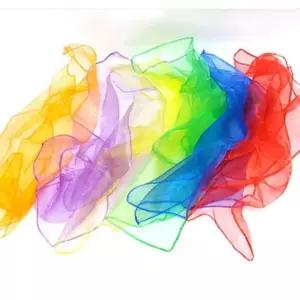 저글링스카프 스카로 유아 스카프놀이 60X60cm 6컬러 놀이 스카프
