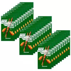 롯데웰푸드 빼빼로 아몬드 37g x 30개