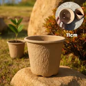종이 화분 원형 펄프 용기 모종 포트 컵 11cm 10p, 20p