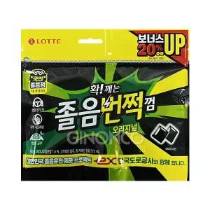 롯데 졸음번쩍껌 오리지널 리필 105g 껌 치아 상쾌 구취 사무실