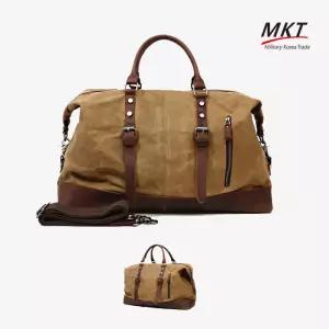 MKT SENIOR FX528 오일캔버스 보스턴백