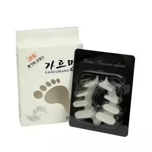 가르망 국내산 무지외반증 교정기 지압용 교정용 구두용 운동화용 실버 골드 실리콘 발가락 교정 의료기기