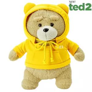 19곰 테드 후드티 옐로우색 30cm 애착 곰인형