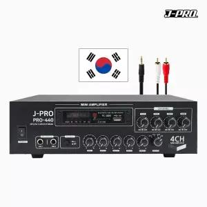 제이프로 PRO-440 국산 블루투스앰프 매장용앰프 4채널 440W 업소용 음악감상용