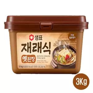 샘표 재래식옛된장 3kg 1개