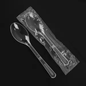 (100P) 개별포장 일회용 수저/숟가락/세트/스푼/숫가락/테이크아웃/배달용/도시락/업소용/1회용/배달/셋트