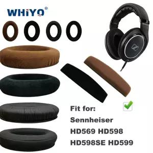 Sennheiser HD569 HD598 HD598SE HD599 헤드셋 부품 가죽 귀마개 이어폰 슬리브 커버 교체용 이어 패드