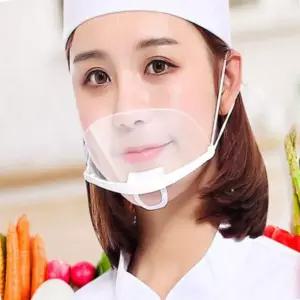 턱받침마스크 귀밴드 입가리개 요리용 호텔 주방마스크 10개/주방/플라스틱/비말방지/병원/서빙/영양사