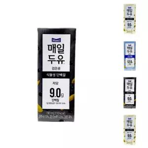 (190mlx12팩) 매일두유 검은콩 190mlx12팩 저당 매일유업/식물성/단백질/대두/맛있는/아침/탕비실/건강