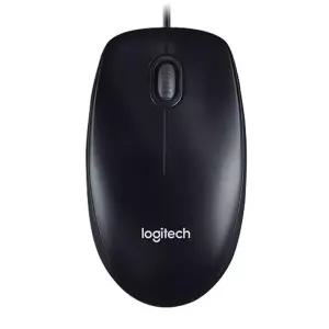 로지텍 유선 마우스 M100R 블랙/컴퓨터/사무용/PC/USB/노트북/작업용/오피스/PC방/가정용/게임/휠마우스
