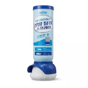 코멧 신발 탈취 스프레이 리프레쉬 신발냄새 제거 탈취제 100ml 2개
