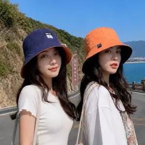 여성 벙거지모자 양면사용 2way 코디 면 소재 햇빛차단 등산모자