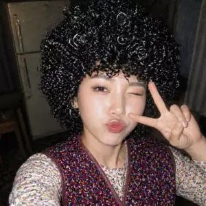 할머니 가발 뽀글머리 촌캉스 뽀글이 파마 연극 촬영 축제 분장용 소품
