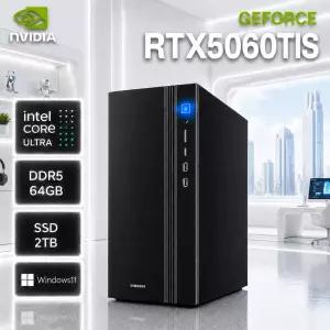 삼성 울트라7 RTX5060TiS 컴퓨터 DM500THZ-UR7AB-RTX5060TiS Ultra7 64GB SSD2TB WIN11 AI 영상편집