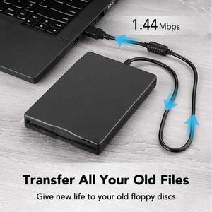 외장cd롬 USB 플로피 디스크 리더 드라이브 외부 휴대용 44 MB FDD 디스켓 Windows 2000 XP Vista PC 노트북 데스크탑