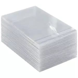OPP 투명 접착 봉투 (11X16cm)-200매 국내산 무지 포장 비닐 접착백