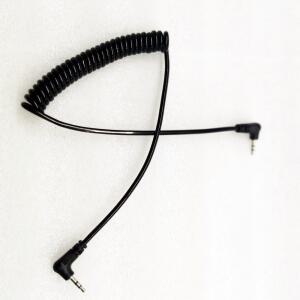 2.5mm 카메라 리모컨 와이어 Lanc 스프링 케이블 플러그 연결 액세서리 Sony Panasonic Canon Jvc 캠코더