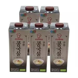 정식품 진한 콩국물 검은콩 950ml 6팩 국산콩 콩물 콩국수용 두유