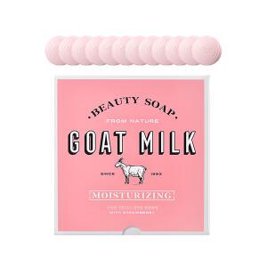 샤워메이트 산양유 비누 딸기우유, 90g, 12개