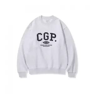 매장정품 CODEGRAPHY 코드그라피 [24년 기모 VER.] CGP 아치 로고 맨투맨-멜란지 그레이 CBDWUTL200MG 2019
