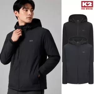 [롯데백화점]케이투 남자 가을 등산 스판 2L 후드탈부착 바람막이 자켓/점퍼  KMU25123YD