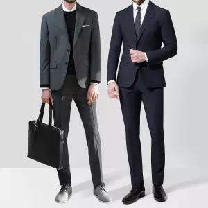 맨잇슈트 198,000원 26 S/S 솔리드 수트 포멀핏 기본 정장 2종 택1