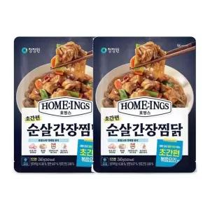 청정원 호밍스 초간편 순살간장찜닭 260g 2개 1개 간편식 캠핑 집밥 냉동식품 k푸드