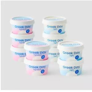 그릭데이 꾸덕한 그릭요거트 시그니처100g 5개+라이트100g 5개 (10개입 세트)