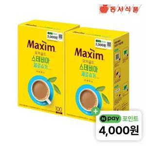 스테비아 커피 맥심 모카골드 커피믹스 제로슈거, 100개입, 2개