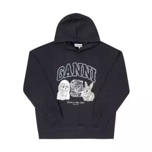 [가니 GANNI] T4270 252 여성 후드티