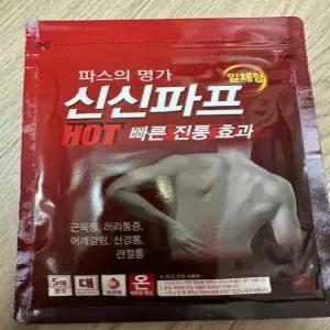 신신 파스 아렉스 (붙이는 파스, 신신 파프핫, 5매입 x 8팩)