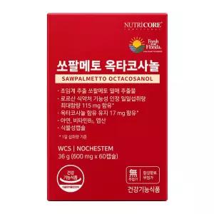 뉴트리코어 쏘팔메토 옥타코사놀 600mg x 60캡슐