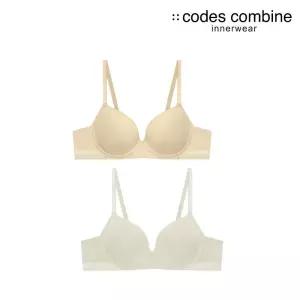 [백화점 정품] 26년 코데즈컴바인 베이직노와이어브라2종세트 CEWBR162SKLBE