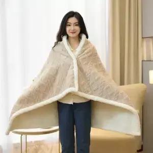 Tafuru 목도리 겨울 담요 사무실 점심 무릎 홈 소파 에어컨 다기능 필드 캠핑