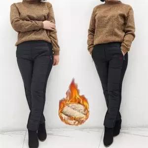 여성바지 솜패딩 기모바지 주머니지퍼 엄마옷 숙녀복