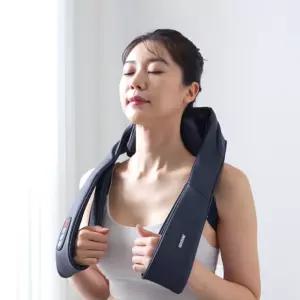 장수케어 감탄넥 3D 마사지기 무선 어깨 주무름 안마기 핸즈프리