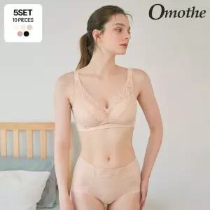 오모떼 수피마 풀커버 레이스 브라 팬티 10종 풀세트(N31)