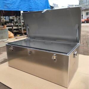 공구함 스테인레스 차량용 휴대용 부품 스텐 25cm 스테인리스 2단 툴박스 연장통 적재함