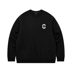 [백화점정품] 커버낫 C 로고 맨투맨 블랙 CO2601CR01BK YBB713