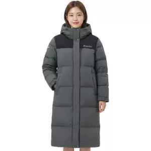 [하프클럽/디스커버리]디스커버리 여성 반슬리  롱패딩 DWDJ8F046-GRD