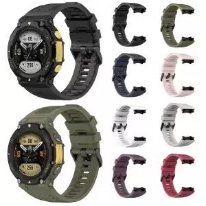 Huami Amazfit TRex 2 스마트 시계 밴드용 실리콘 스트랩