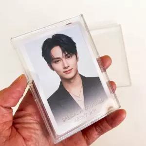 UV 일본 자외선 차단 트레이딩 카드 케이스 슬림 하드 탑로더 포카 보관함 2매입