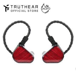 호환 Truthear x Crinacle 제로 레드 이어폰, 듀얼 다이내믹 드라이버, 0.78 2 핀 케이블