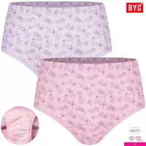 BYC화사한 전채나염 더안심 방수포 요실금맥시삼각팬티2매입WCU5514