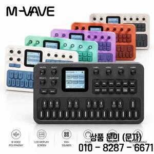 M VAVE FM1 미니 휴대용 컴포저 실리콘 키보드 야외용 음악 조정 효과 시뮬레이션 장치