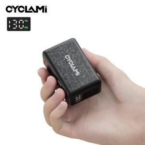 130 PSI CYCLAMI AM6 자동 에어 펌프 휴대용 포켓 전동 공기 주입기 타이어 디스플레이 MTB 로드 바이크 FV