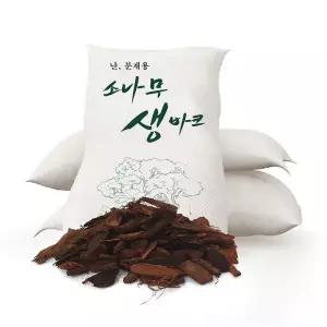 소나무 바크 40L 화분 조경 멀칭재 토양개량 대용량 분갈이흙 찐바크
