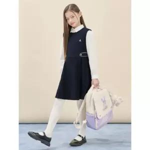 빈폴 키즈 BEANPOLE KIDS 베스트형 민소매 코듀로이 원피스 네이비 (BI5971G01R)