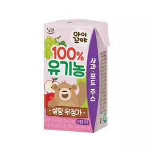 아이꼬야 유기농 베이비주스 사과포도 120ml(24입)