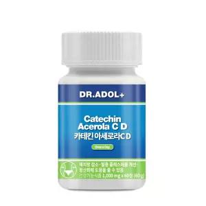 [품절대란] 닥터아돌 카테킨 아세로라 칼시페롤 C D 60정 (+시나모롤 틴케이스 키링) 137221
